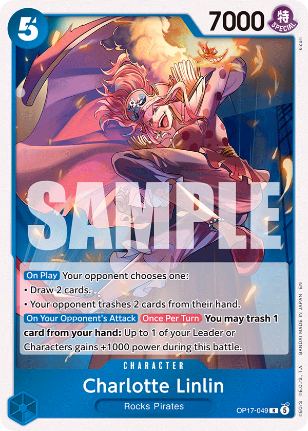 Charlotte Linlin One Piece card (OP17-049, The World's Strongest Warriors)