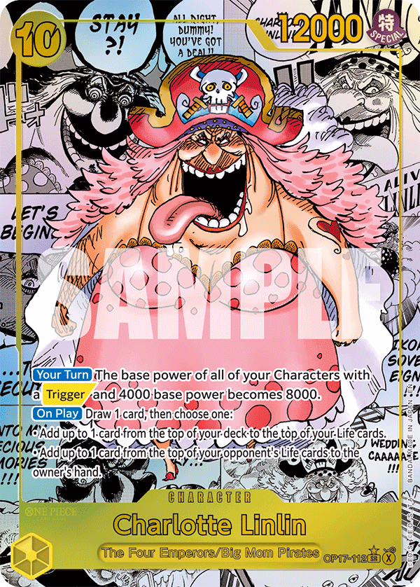 Charlotte Linlin (Manga) One Piece card (OP17-112, The World's Strongest Warriors)