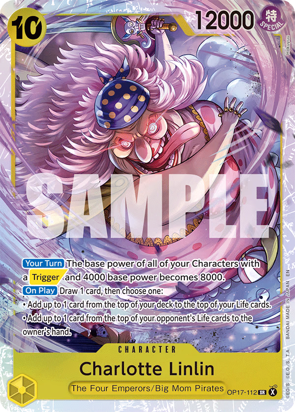 Charlotte Linlin One Piece card (OP17-112, The World's Strongest Warriors)