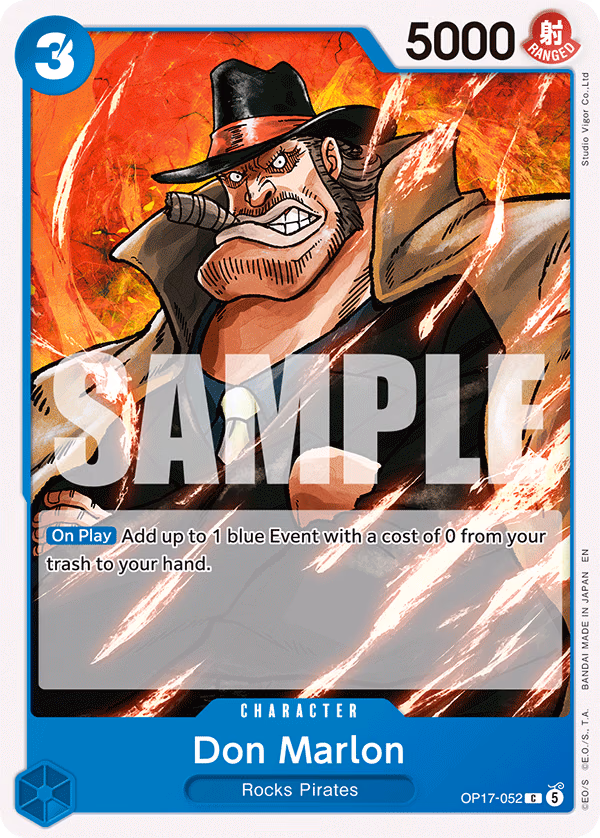 Don Marlon One Piece card (OP17-052, The World's Strongest Warriors)