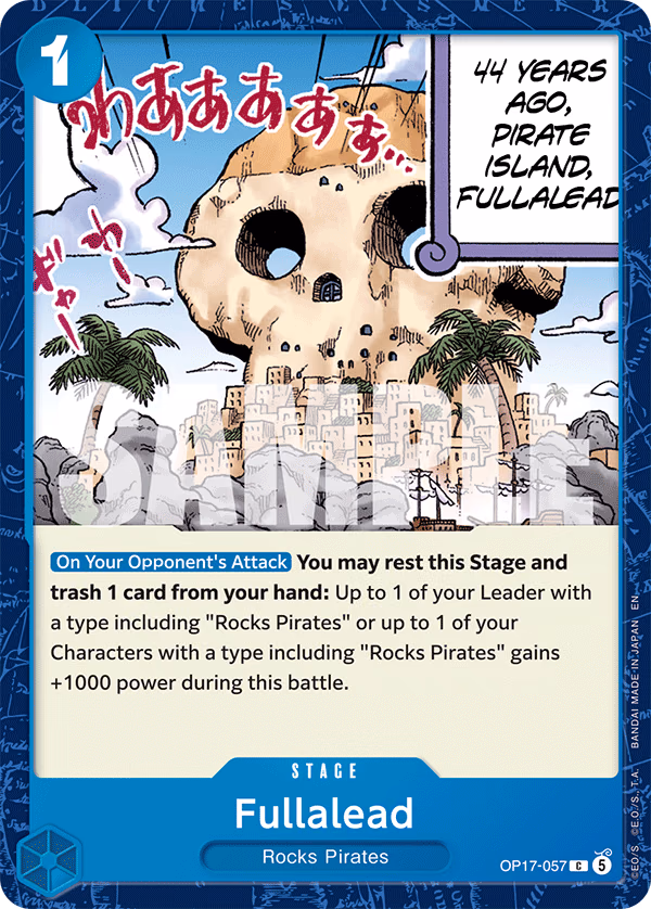Fullalead One Piece card (OP17-057, The World's Strongest Warriors)