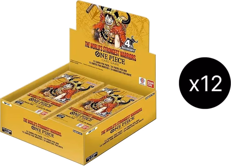 One Piece The World's Strongest Warriors Booster Box Case