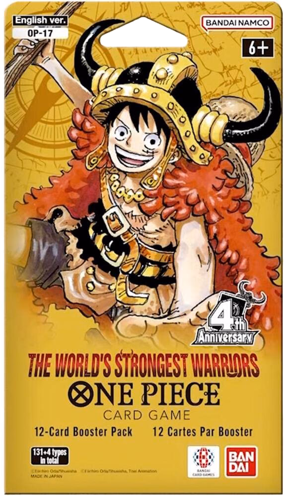 One Piece The World's Strongest Warriors Sleeved Booster Pack