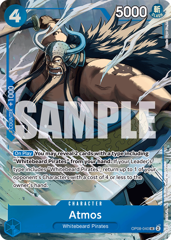 Atmos (Premium Card Collection -Best Selection Vol. 3-) One Piece card (OP08-040, Other Product Cards)