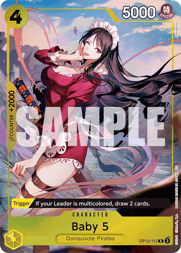 Baby 5 (Premium Card Collection -Best Selection Vol. 5-) One Piece card (OP12-112, Other Product Cards)