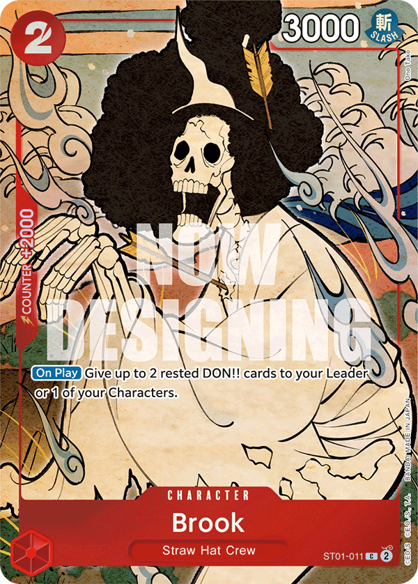 Brook (English Version 1st Anniversary Set) One Piece card (ST01-011, Other Product Cards)