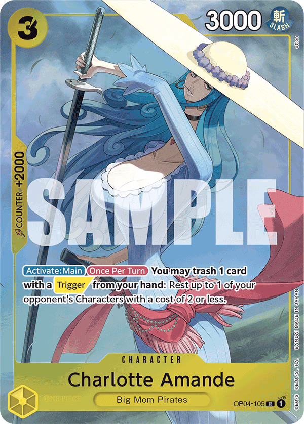 Charlotte Amande (Premium Card Collection -Best Selection Vol. 1-) One Piece card (OP04-105, Other Product Cards)