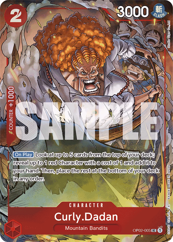 Curly.Dadan (Premium Card Collection -Best Selection Vol. 1-) One Piece card (OP02-005, Other Product Cards)