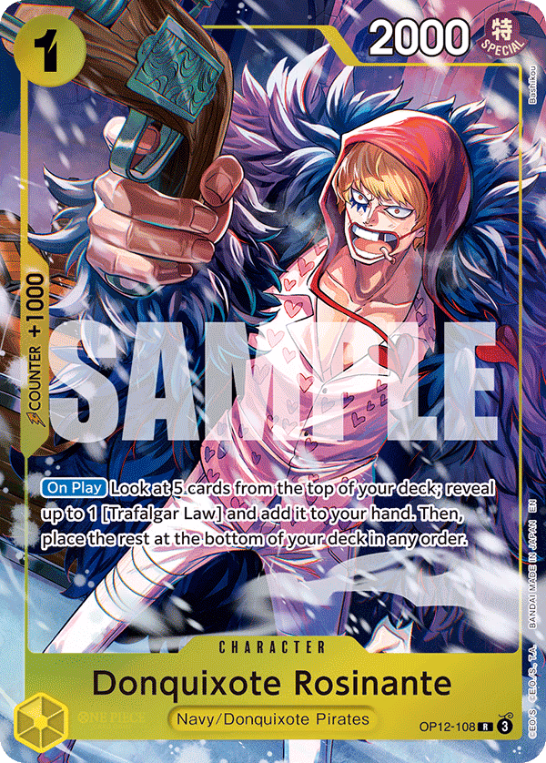 Donquixote Rosinante (Illustration Box Vol.6) One Piece card (OP12-108, Other Product Cards)