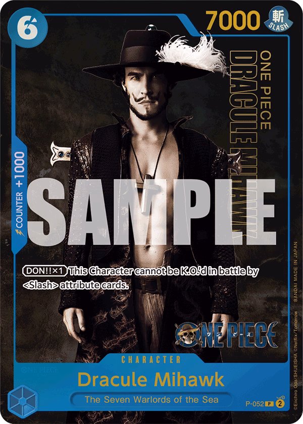 Dracule Mihawk (Premium Card Collection -Live Action Edition-) One Piece card (P-052, Other Product Cards)