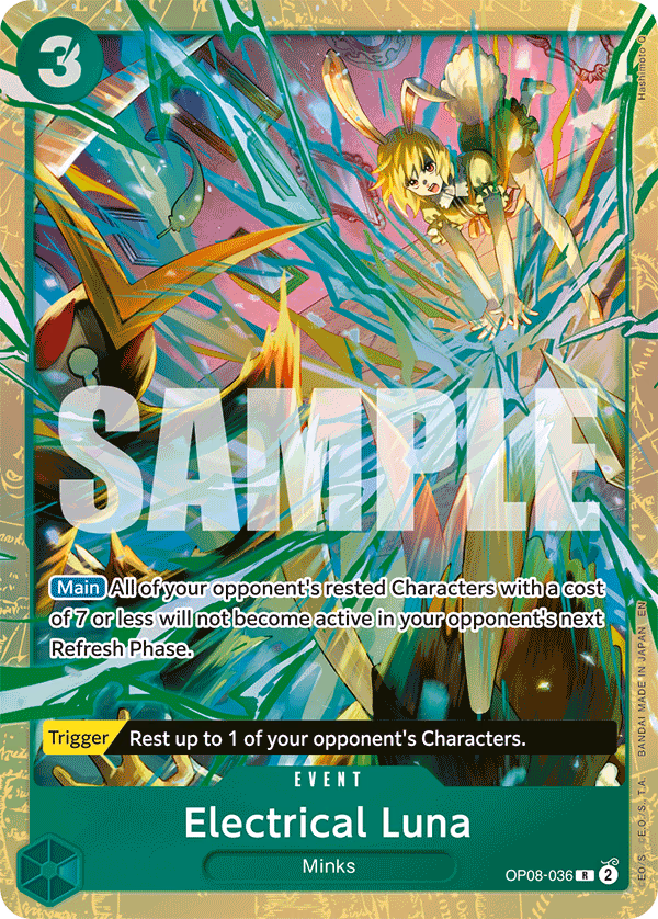 Electrical Luna (Premium Card Collection -Best Selection Vol. 5-) One Piece card (OP08-036, Other Product Cards)