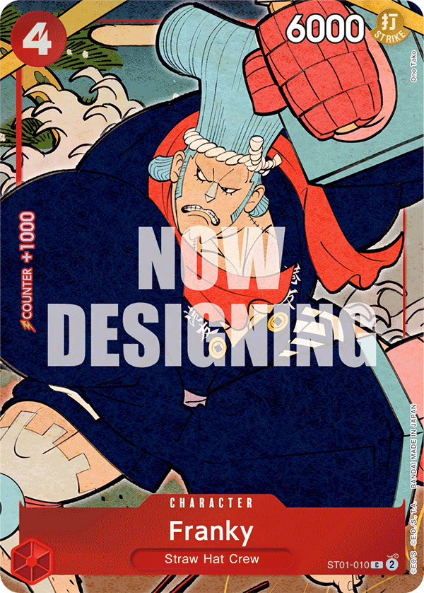 Franky (English Version 1st Anniversary Set) One Piece card (ST01-010, Other Product Cards)