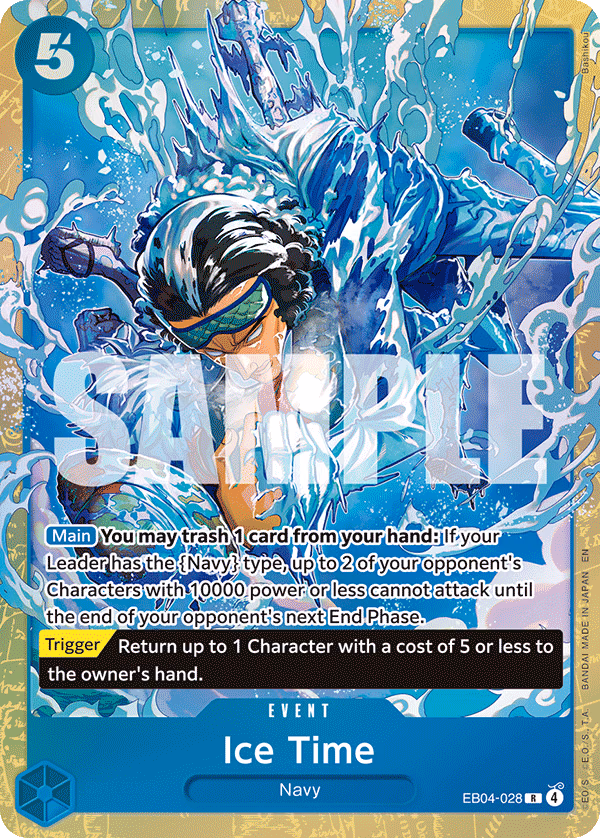 Ice Time (Premium Card Collection -Best Selection Vol. 6-) One Piece card (EB04-028, Other Product Cards)