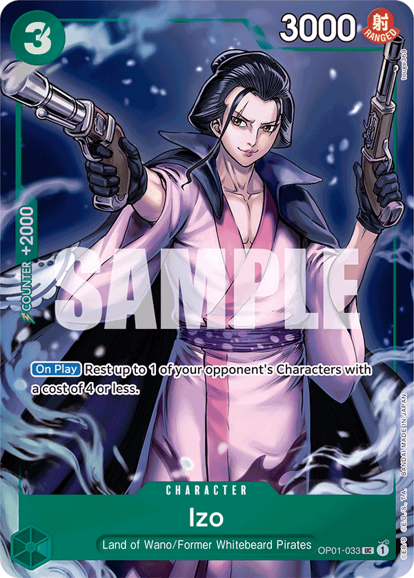 Izo (Premium Card Collection -BANDAI CARD GAMES Fest. 23-24 Edition-) One Piece card (OP01-033, Other Product Cards)
