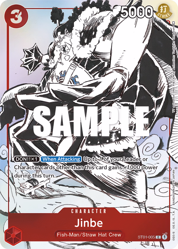 Jinbe (Gift Collection 2023) One Piece card (ST01-005, Other Product Cards)