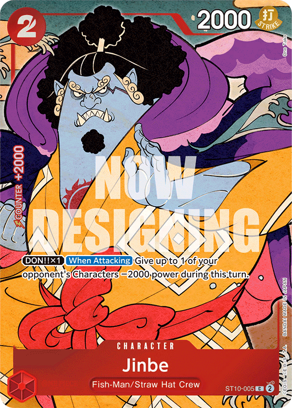 Jinbe (English Version 1st Anniversary Set) One Piece card (ST10-005, Other Product Cards)