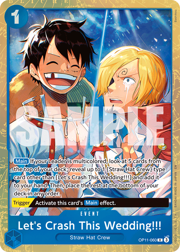 Let's Crash This Wedding!!! (Premium Card Collection -Best Selection Vol. 5-) One Piece card (OP11-060, Other Product Cards)