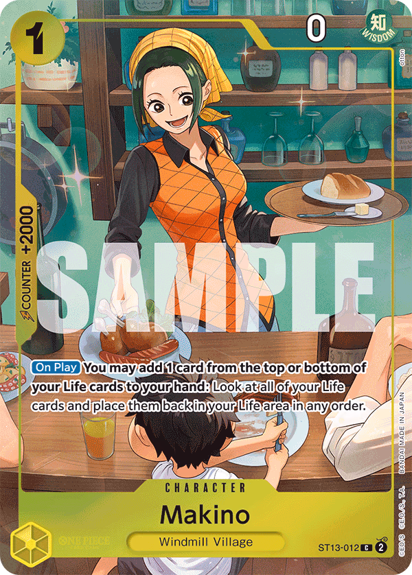 Makino (Premium Card Collection -Best Selection Vol. 3-) One Piece card (ST13-012, Other Product Cards)