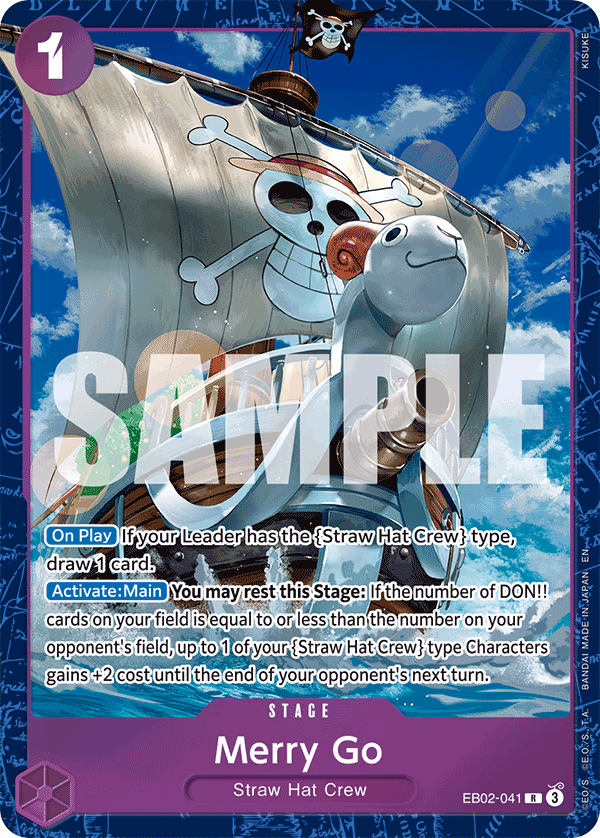 Merry Go (Premium Card Collection -Best Selection Vol. 5-) One Piece card (EB02-041, Other Product Cards)