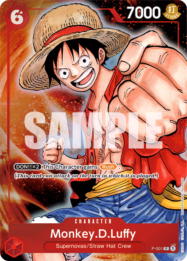 Monkey.D.Luffy (Premium Card Collection -BANDAI CARD GAMES Fest. 23-24 Edition-) One Piece card (P-001, Other Product Cards)