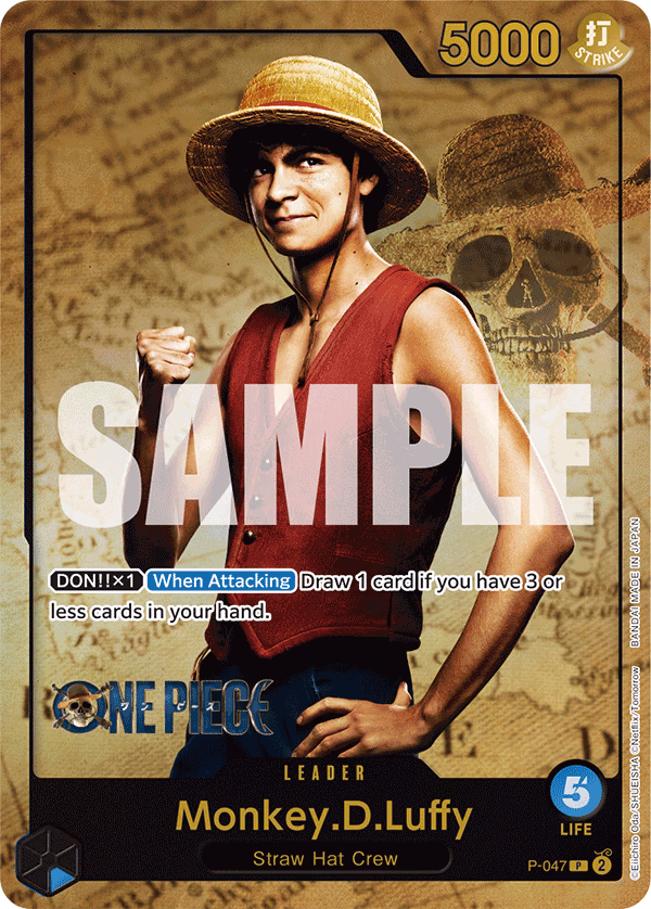 Monkey.D.Luffy (Premium Card Collection -Live Action Edition-) One Piece card (P-047, Other Product Cards)