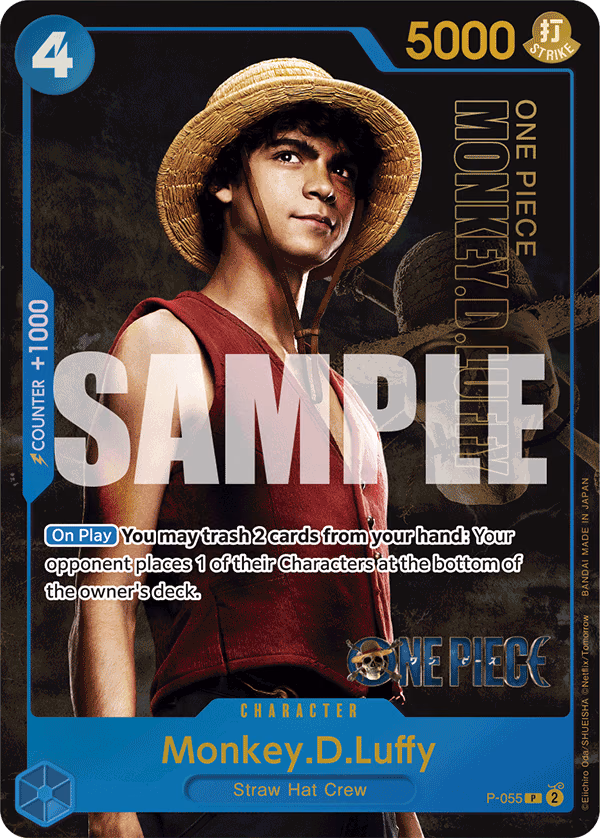 Monkey.D.Luffy (Premium Card Collection -Live Action Edition-) One Piece card (P-055, Other Product Cards)