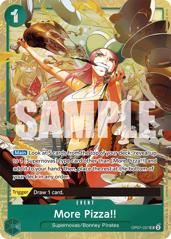 More Pizza!! (Premium Card Collection -Best Selection Vol. 4-) One Piece card (OP07-037, Other Product Cards)