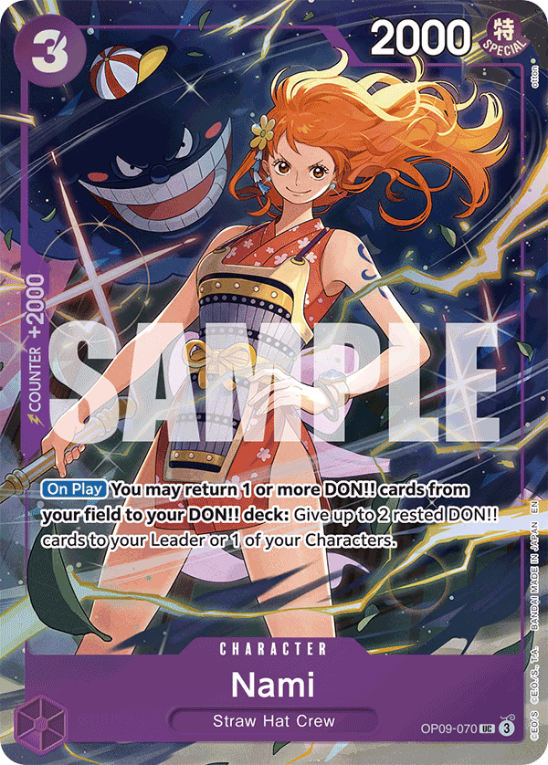 Nami (Premium Card Collection -Best Selection Vol. 4-) One Piece card (OP09-070, Other Product Cards)
