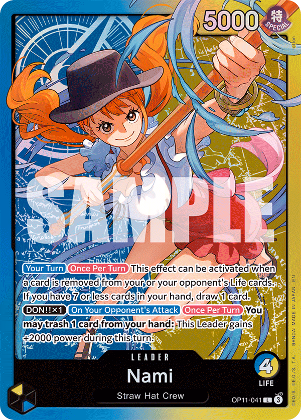 Nami (Nami Deck) One Piece card (OP11-041, Other Product Cards)