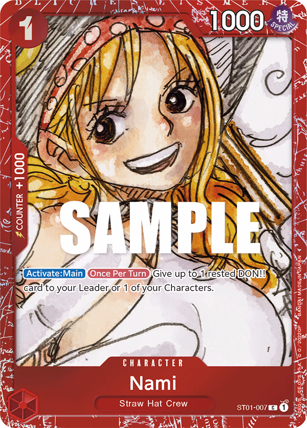 Nami (Premium Card Collection -ONE PIECE FILM RED Edition-) One Piece card (ST01-007, Other Product Cards)