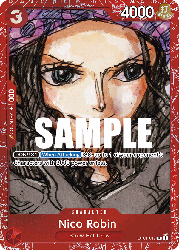 Nico Robin (Premium Card Collection -ONE PIECE FILM RED Edition-) One Piece card (OP01-017, Other Product Cards)