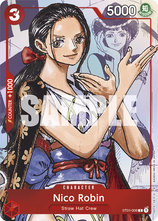 Nico Robin (Alternate Art) One Piece card (ST01-008, Other Product Cards)