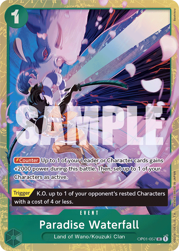 Paradise Waterfall (Premium Card Collection -Best Selection Vol. 1-) One Piece card (OP01-057, Other Product Cards)