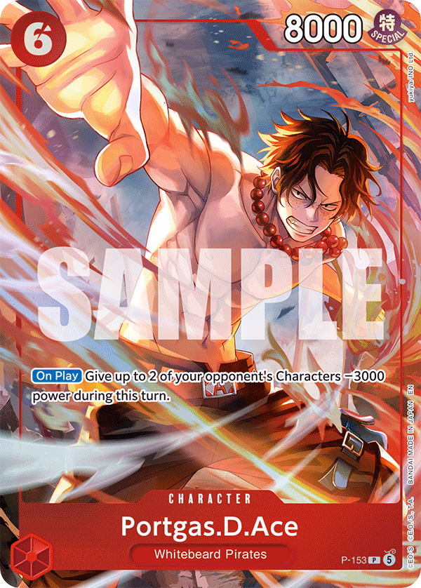 Portgas.D.Ace (Premium Card Collection -Flame-Flame Fruit Coliseum Edition-) One Piece card (P-153, Other Product Cards)