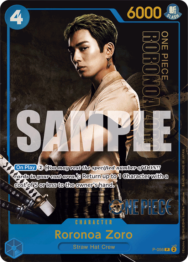 Roronoa Zoro (Premium Card Collection -Live Action Edition-) One Piece card (P-056, Other Product Cards)