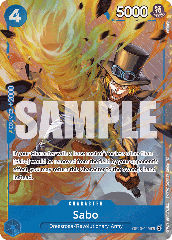 Sabo (Premium Card Collection -Best Selection Vol. 4-) One Piece card (OP10-049, Other Product Cards)