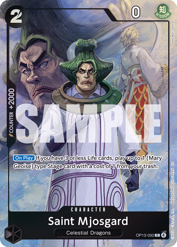 Saint Mjosgard (Premium Card Collection -Best Selection Vol. 6-) One Piece card (OP13-092, Other Product Cards)