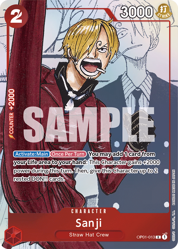 Sanji (Demo Deck 2023) One Piece card (OP01-013, Other Product Cards)