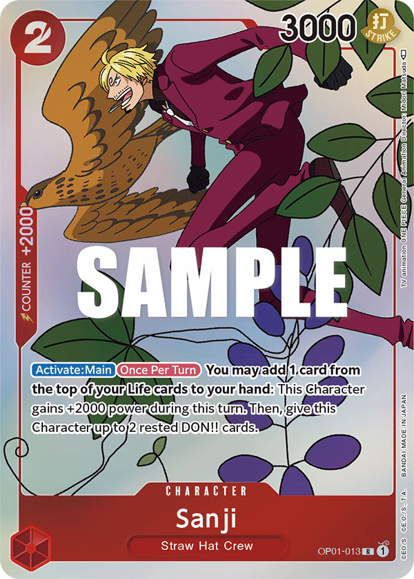 Sanji (Gift Collection 2023) One Piece card (OP01-013, Other Product Cards)