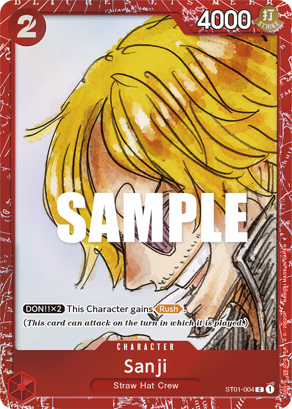 Sanji (Premium Card Collection -ONE PIECE FILM RED Edition-) One Piece card (ST01-004, Other Product Cards)
