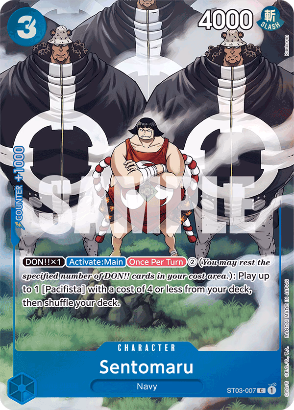 Sentomaru (Premium Card Collection -BANDAI CARD GAMES Fest. 23-24 Edition-) One Piece card (ST03-007, Other Product Cards)