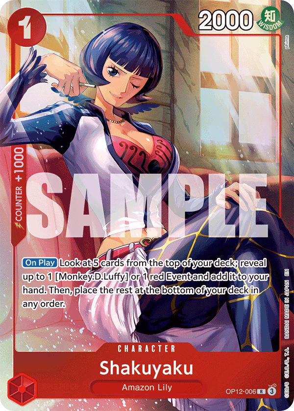 Shakuyaku (Premium Card Collection -Best Selection Vol. 5-) One Piece card (OP12-006, Other Product Cards)