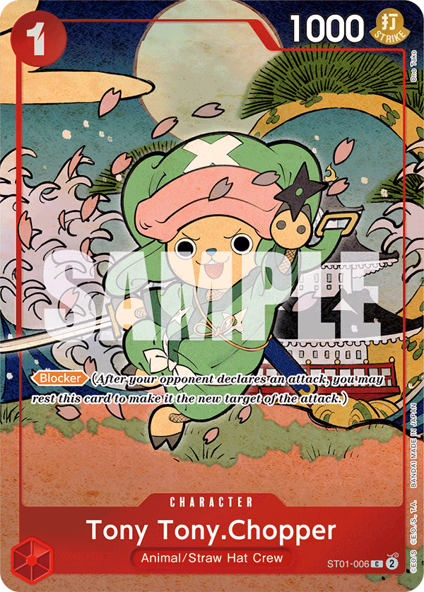 Tony Tony.Chopper (English Version 1st Anniversary Set) One Piece card (ST01-006, Other Product Cards)