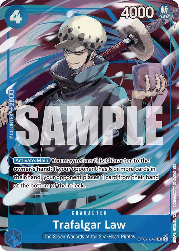 Trafalgar Law (Seven Warlords of the Sea Binder Set) One Piece card (OP07-047, Other Product Cards)
