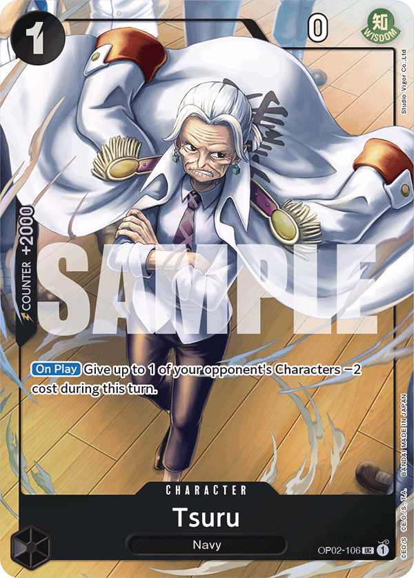 Tsuru (Premium Card Collection -Best Selection Vol. 1-) One Piece card (OP02-106, Other Product Cards)