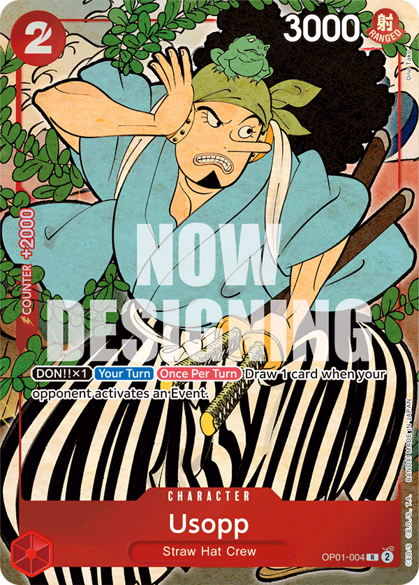 Usopp (English Version 1st Anniversary Set) One Piece card (OP01-004, Other Product Cards)