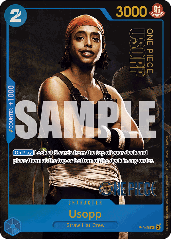 Usopp (Premium Card Collection -Live Action Edition-) One Piece card (P-049, Other Product Cards)