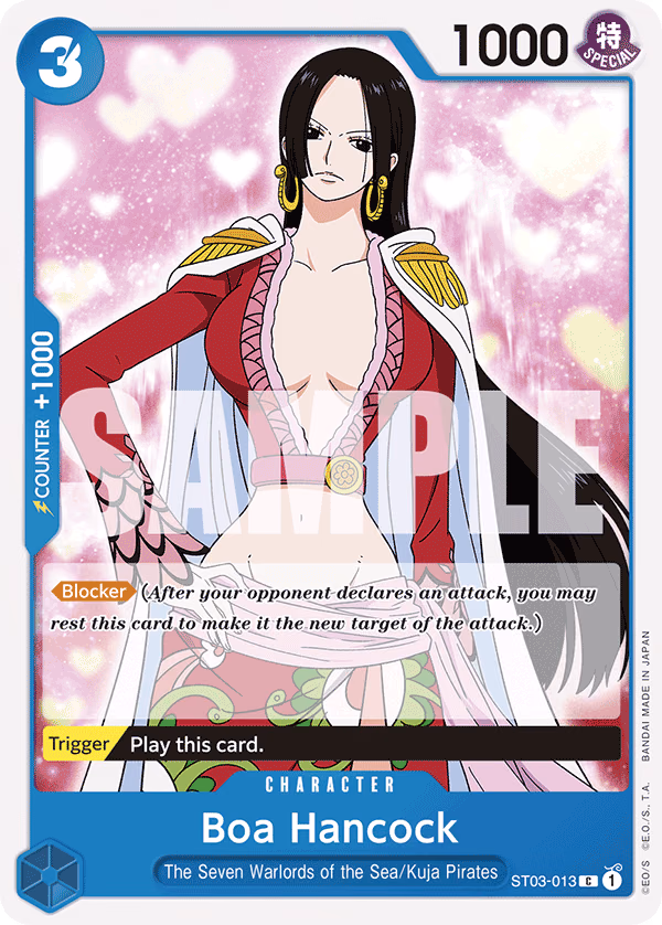 Boa Hancock (Full Art) One Piece card (ST03-013, Premium Booster -The Best-)