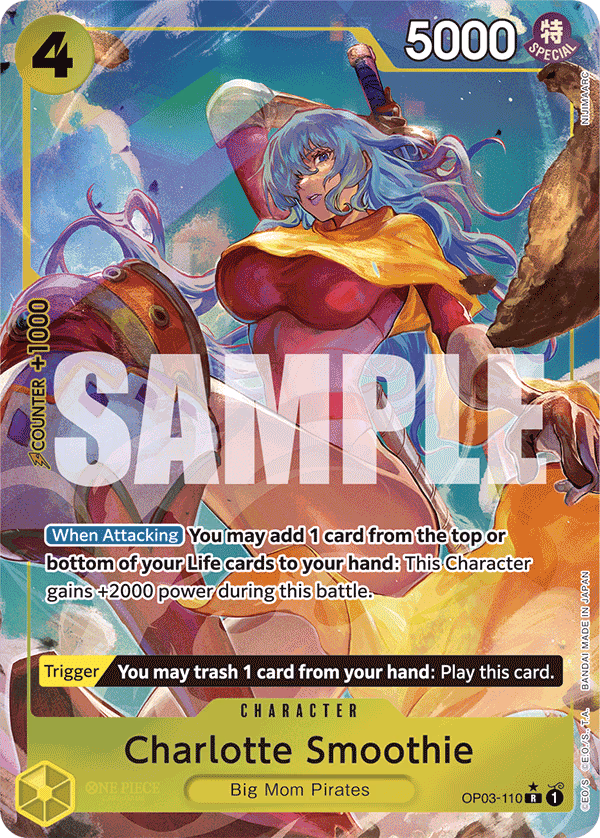 Charlotte Smoothie (Full Art) One Piece card (OP03-110, Premium Booster -The Best-)