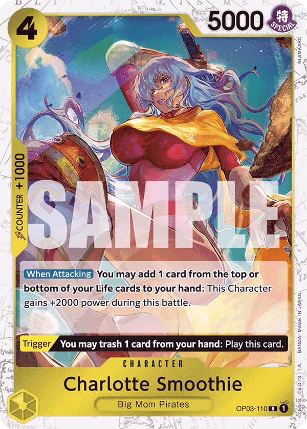 Charlotte Smoothie (Reprint) One Piece card (OP03-110, Premium Booster -The Best-)